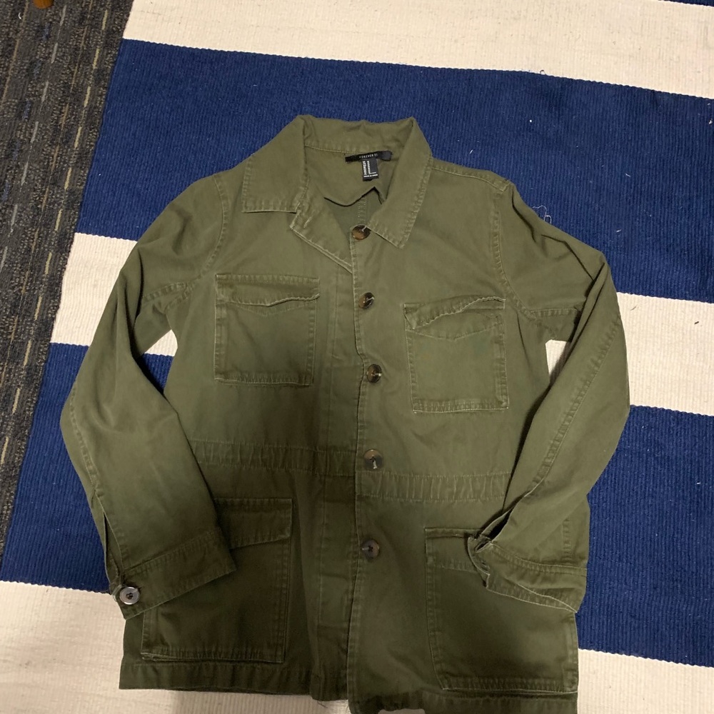 Army green jacket